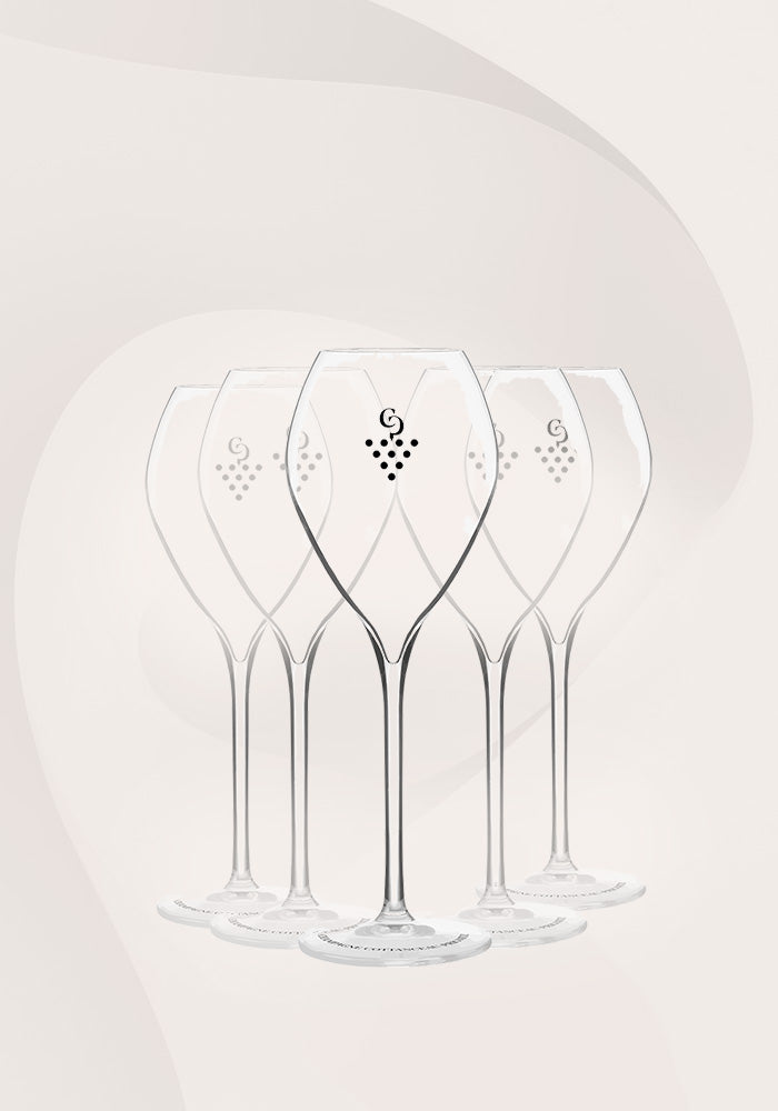 Coffret de 6 flûtes "SUITE" – 27 cl & 38 cl