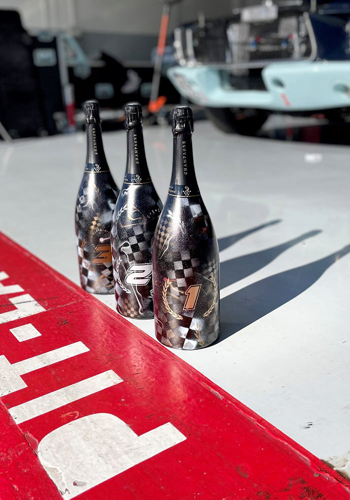 Bouteille peinte (Design by CP)