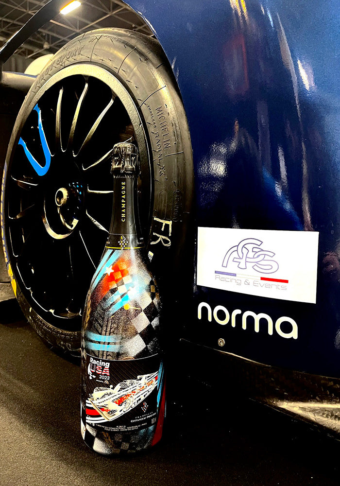 Bouteille peinte (Design by CP)