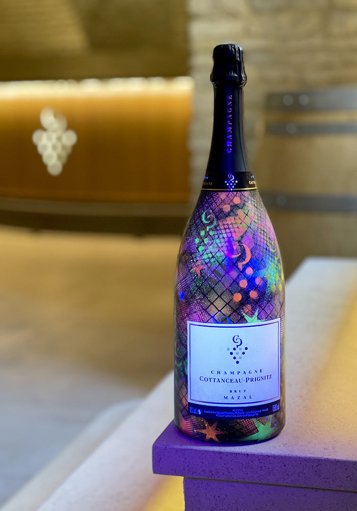 Bouteille peinte (Design by CP)